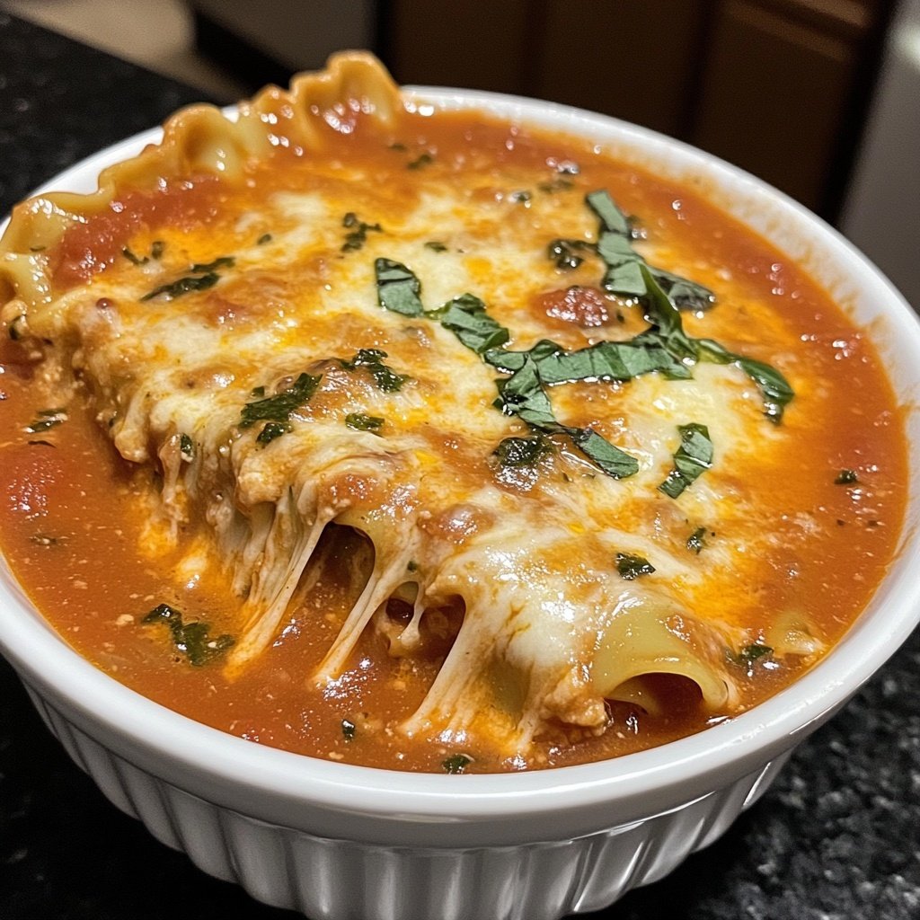Creamy Lasagna Soup