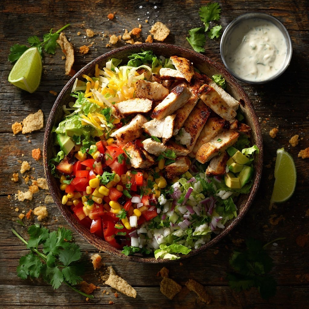 High Protein Chicken Burrito Bowl