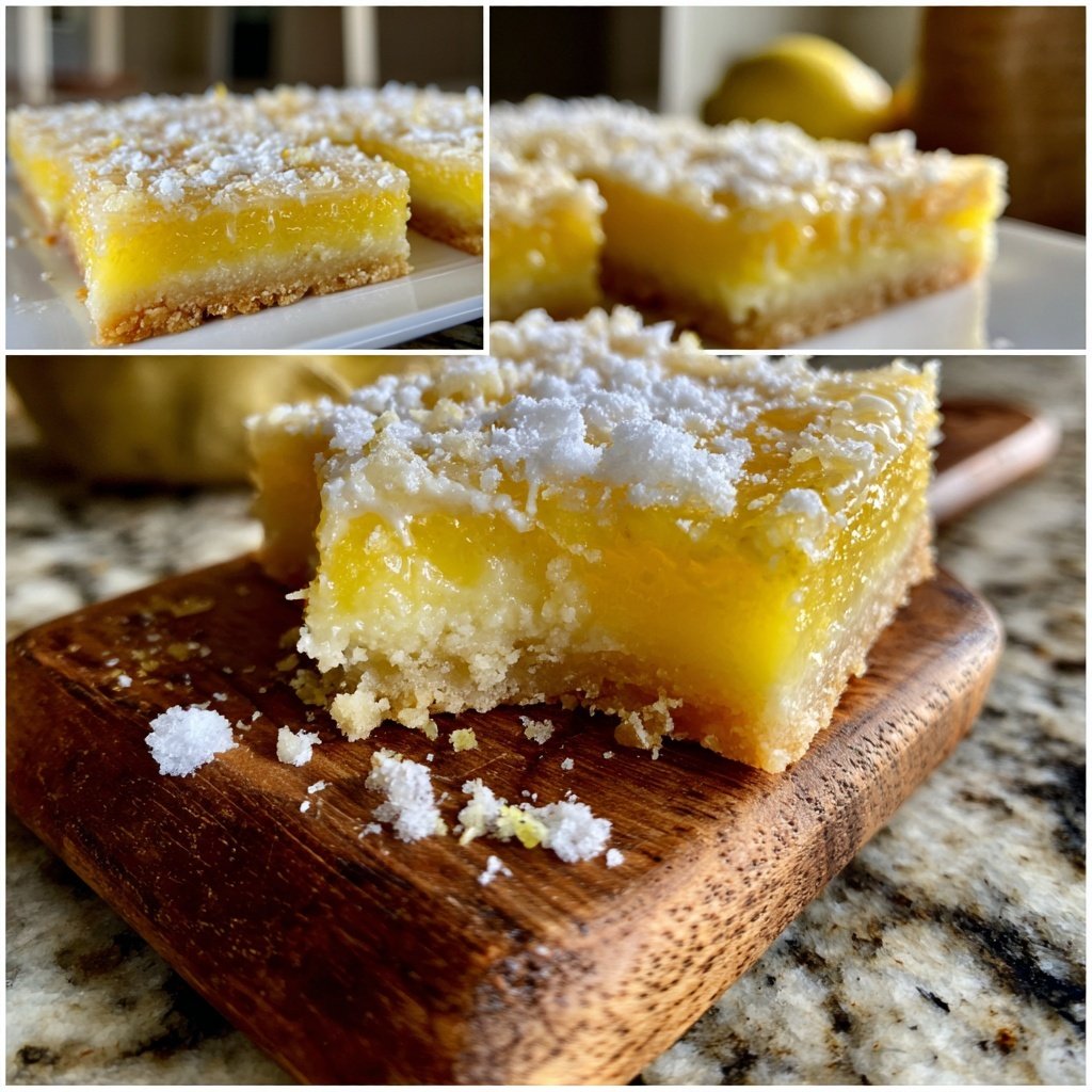 Limoncello Lemon Curd Bars