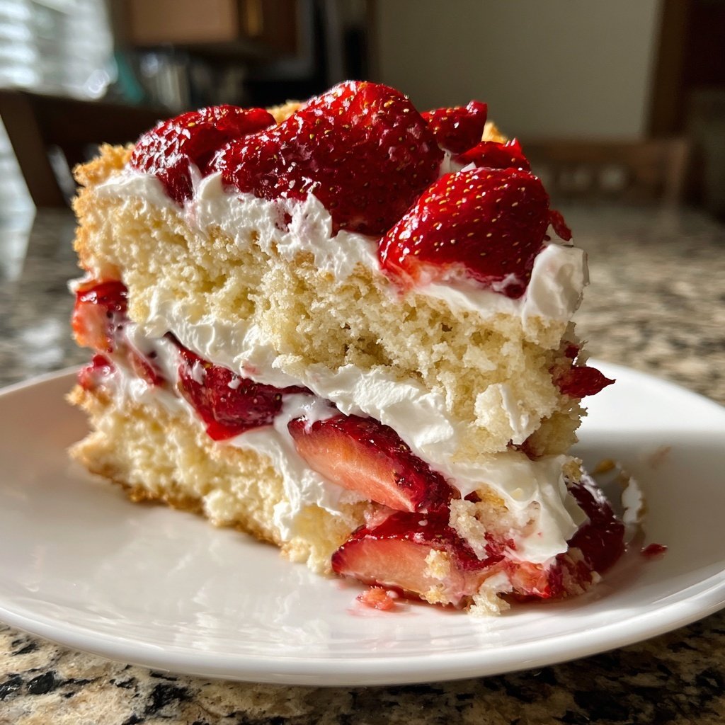 Classic Strawberry Shortcake With Fresh Cream