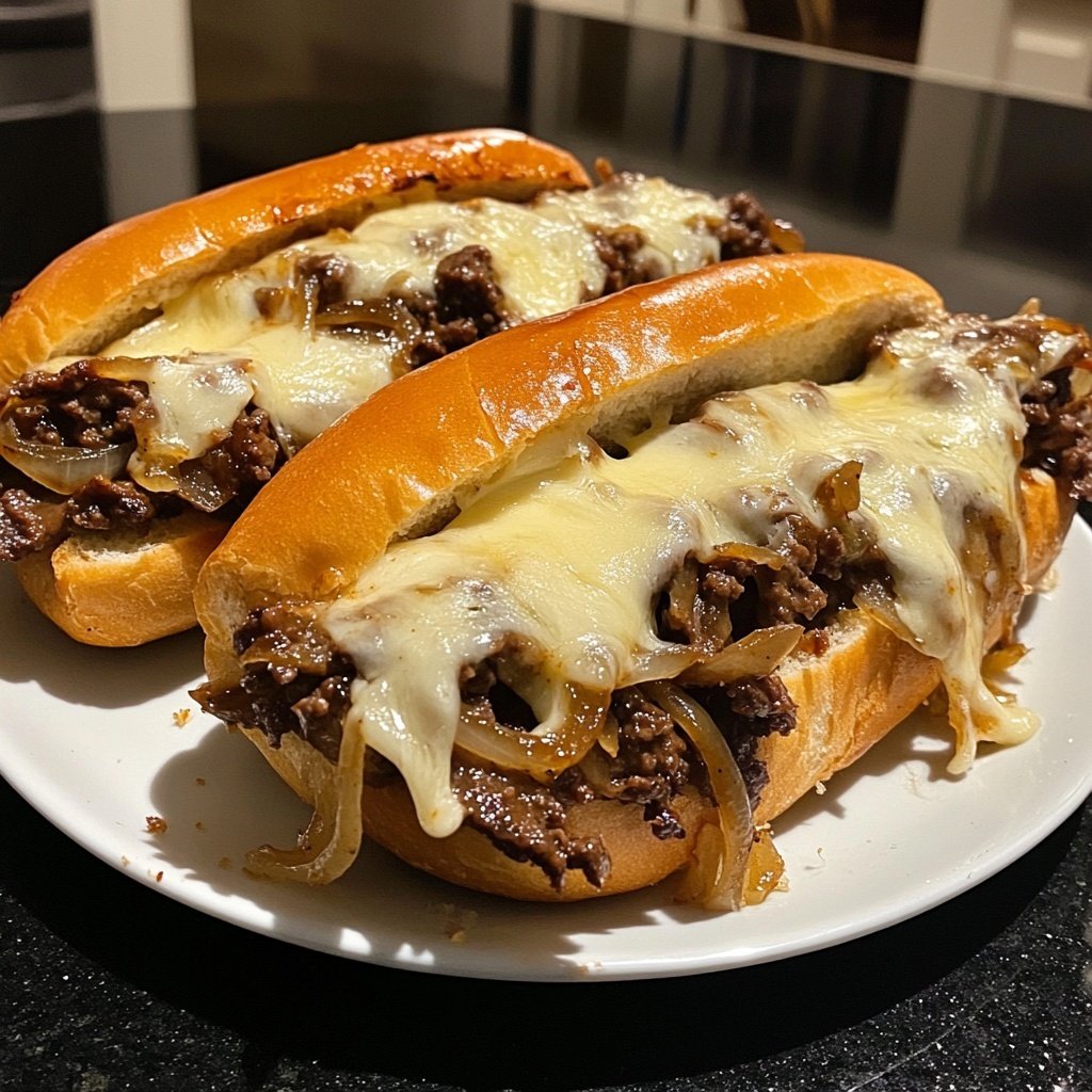 Philly Cheesesteak Sloppy Joes