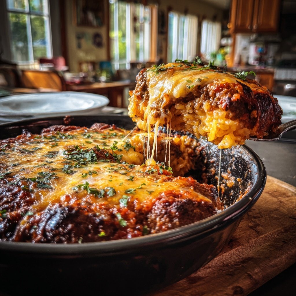 Hamburger Meat And Rice Casserole