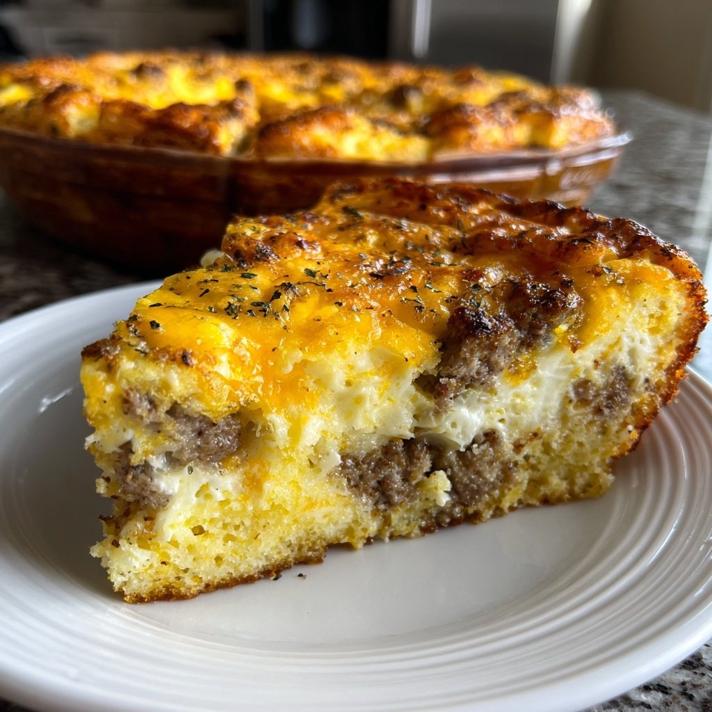 Keto Sausage And Egg Breakfast Bake