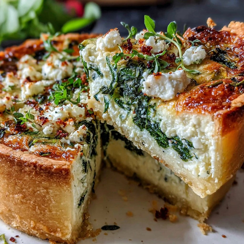 Spring Brunch Spinach And Feta Quiche