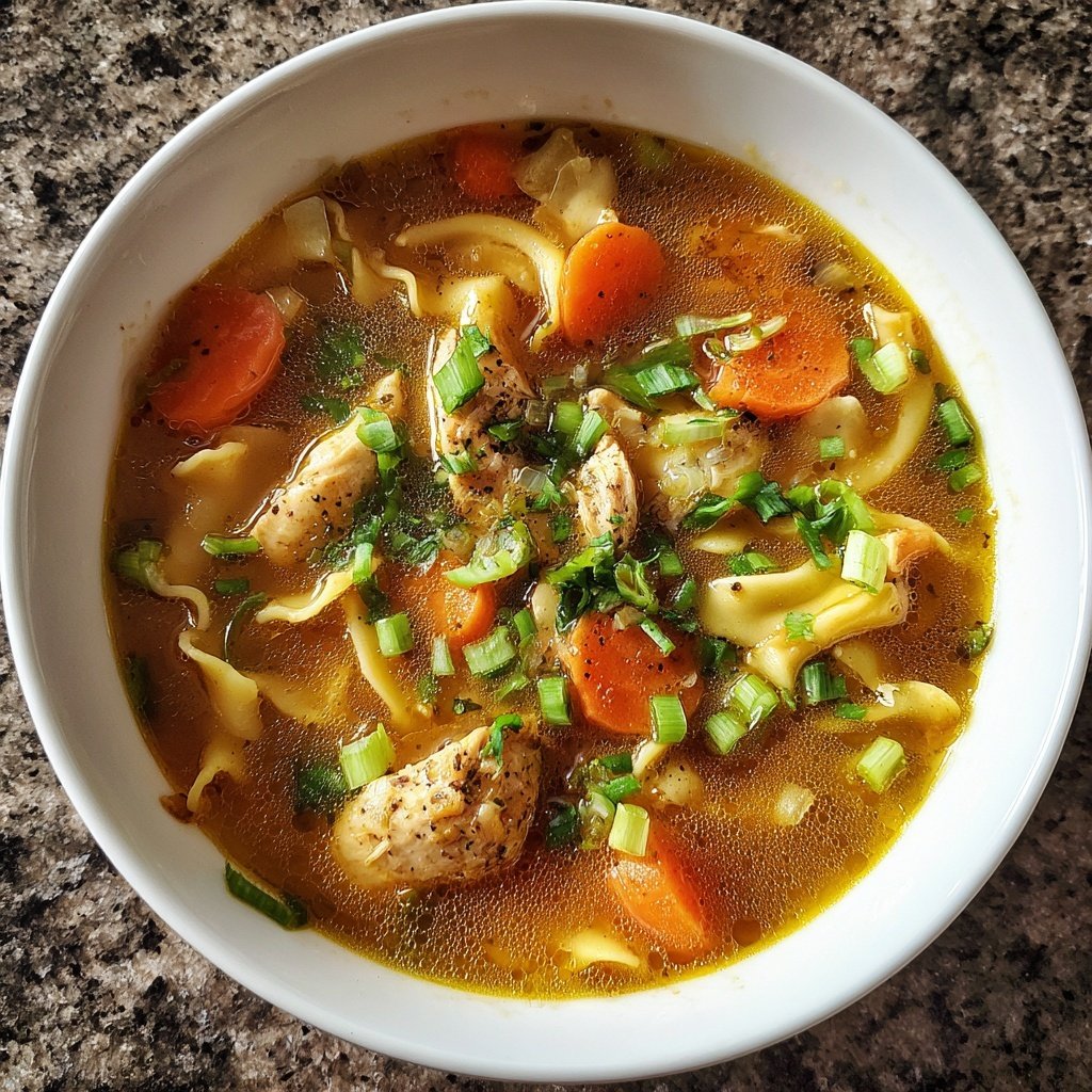 Spring Chicken Noodle Soup