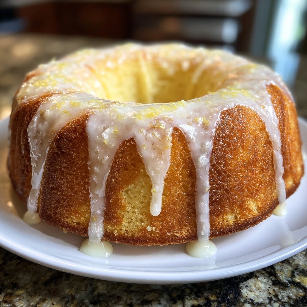 Limoncello Cake With Lemon Glaze